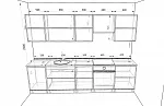 Кухонный гарнитур Нордвик GKK1033 фото