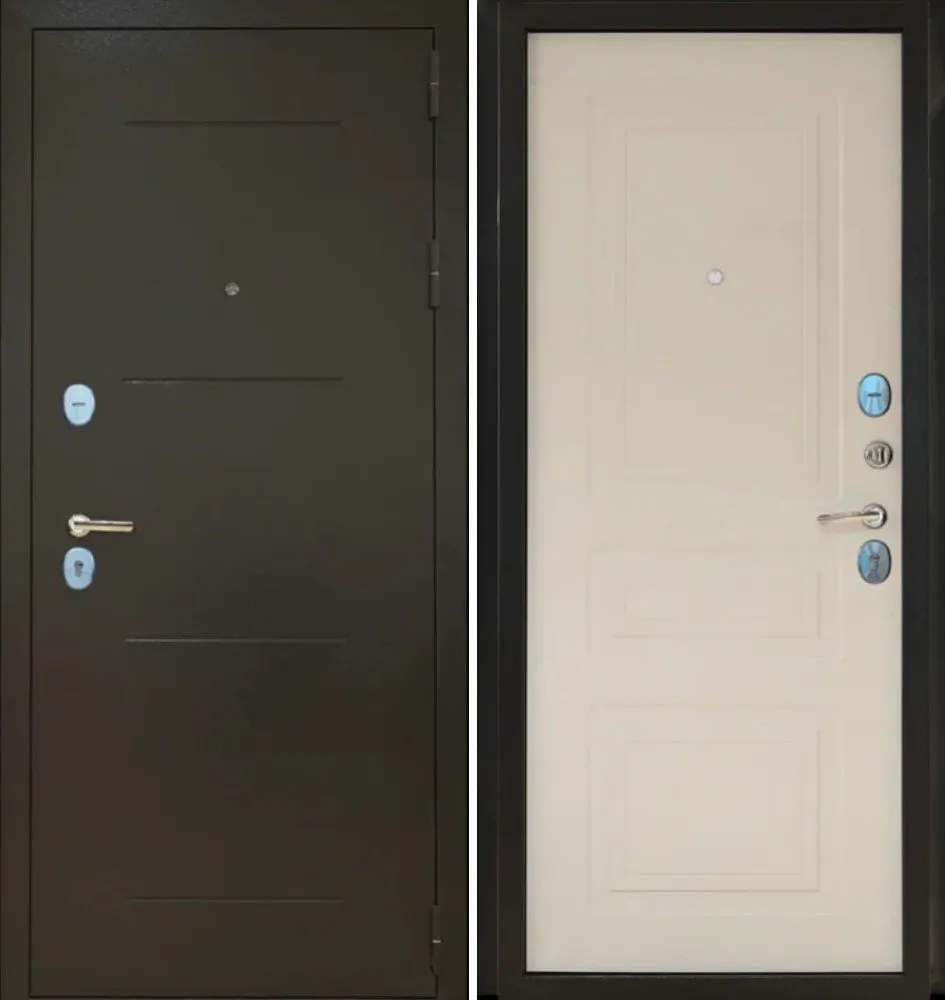 Фото Дверьберг СТАЙЛ Т90 МЕДНЫЙ АНТИК  БЕЛОЕ ДЕРЕВО DIS007280