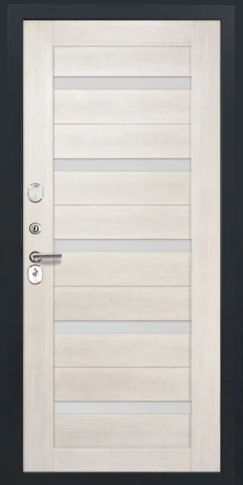 Товар Дверь ДвериПРО Квадро СБ-1 (ст. белое, 16мм, беленый дуб) DPRO195814